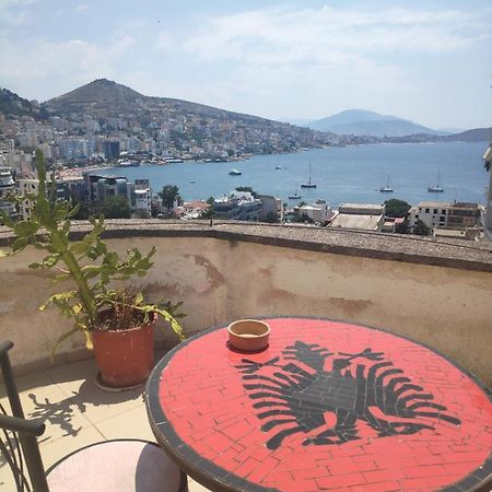Private Studio Sea View 2 Minutes Away From Beach Sarande Exterior photo