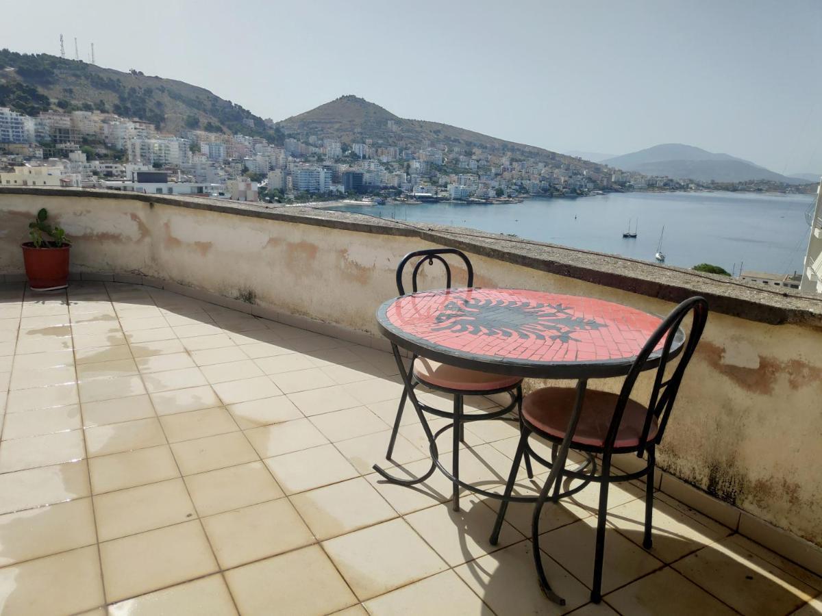 Private Studio Sea View 2 Minutes Away From Beach Sarande Exterior photo